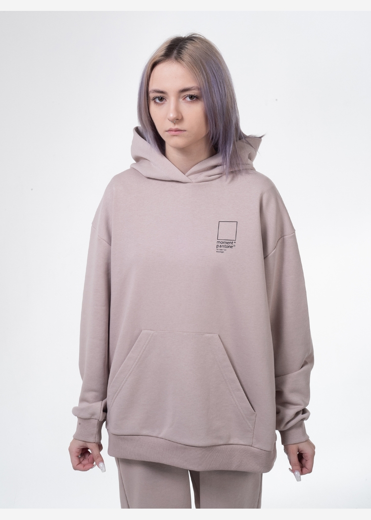 Худи с капюшоном 9004 W LOOP lt.beige OS