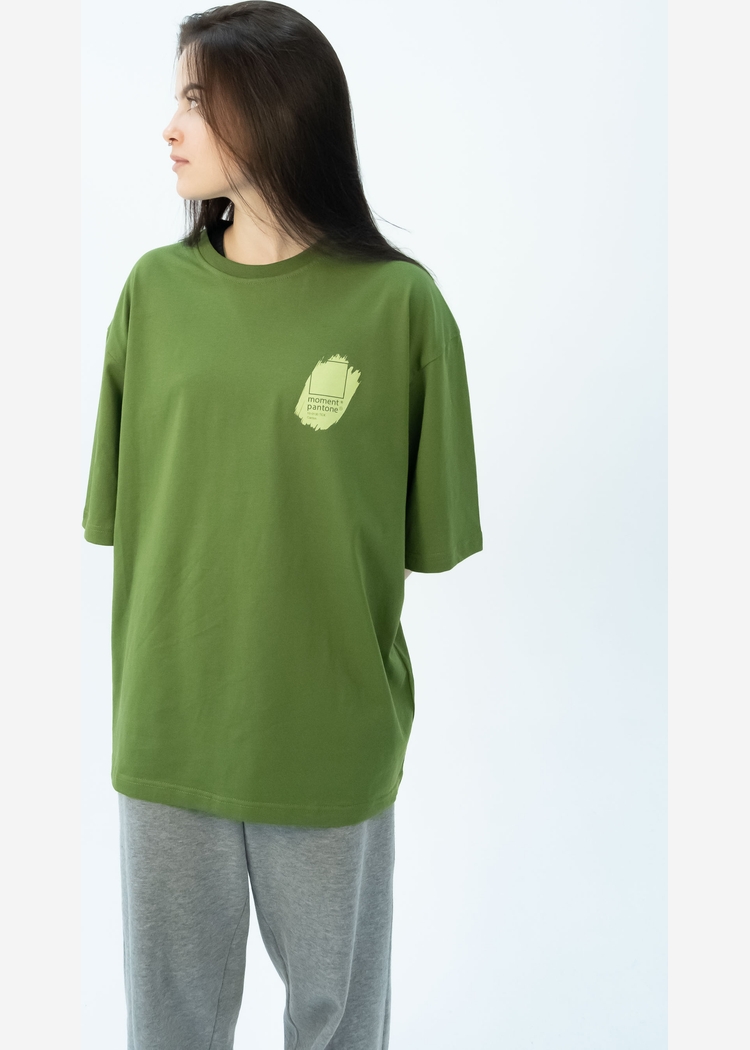 Футболка Paint Square green