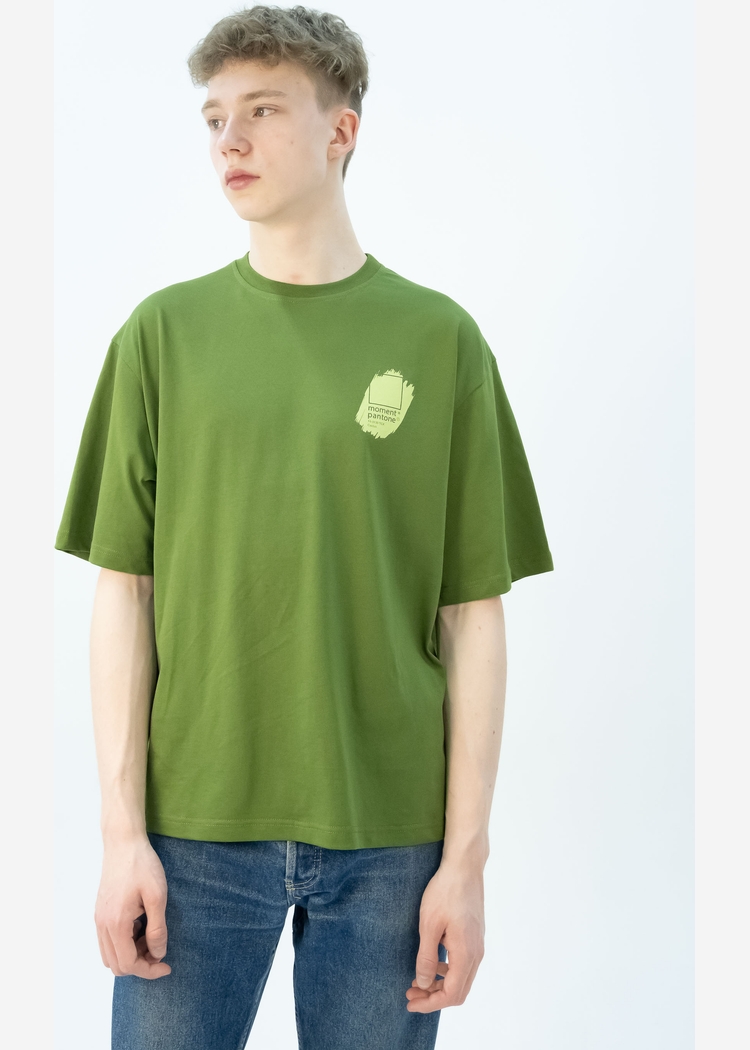 Футболка Paint Square green