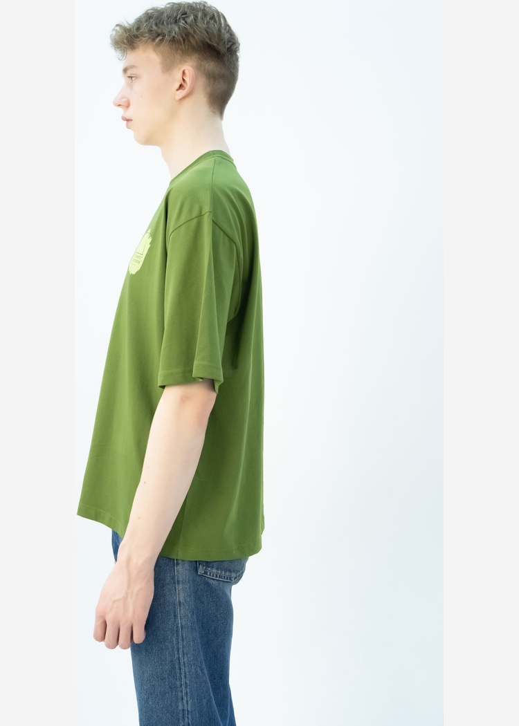 Футболка Paint Square green