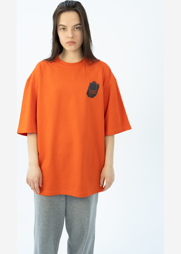 Футболка Paint Square red