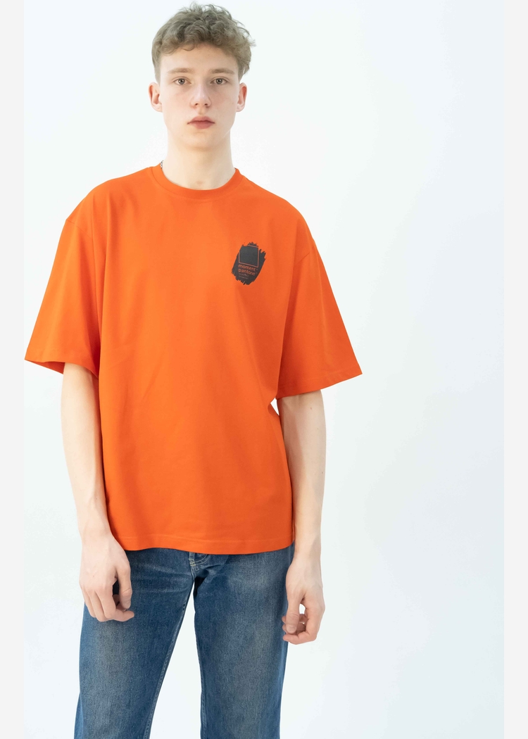 Футболка Paint Square red