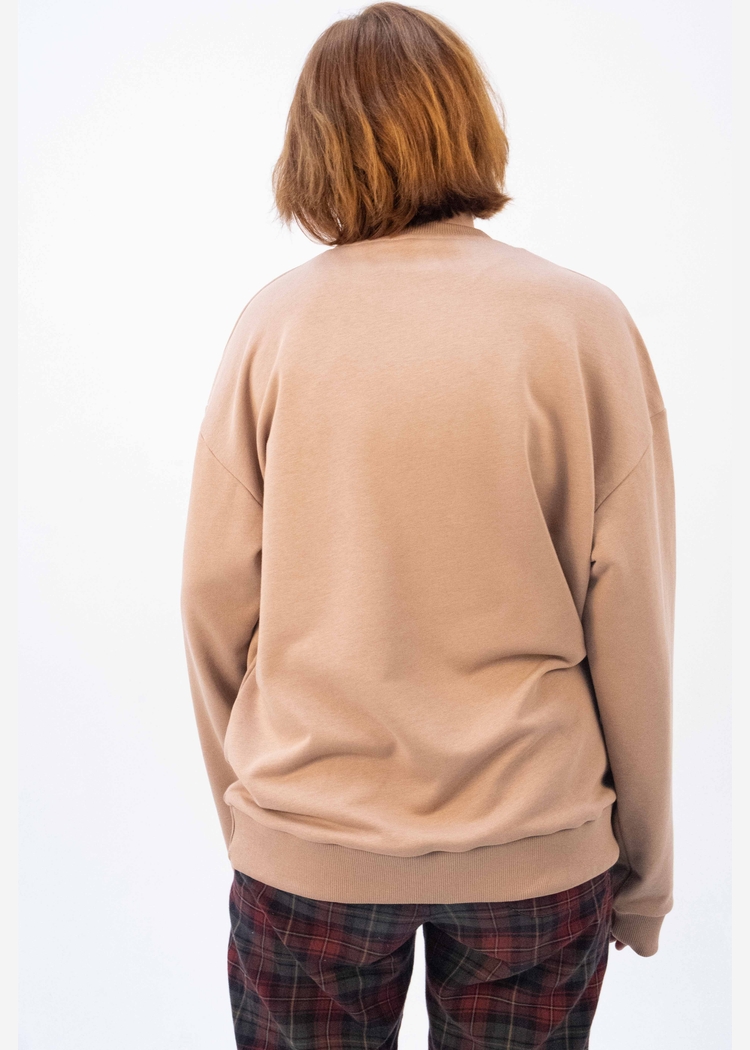 Свитшот 8802 unisex dk.beige OS