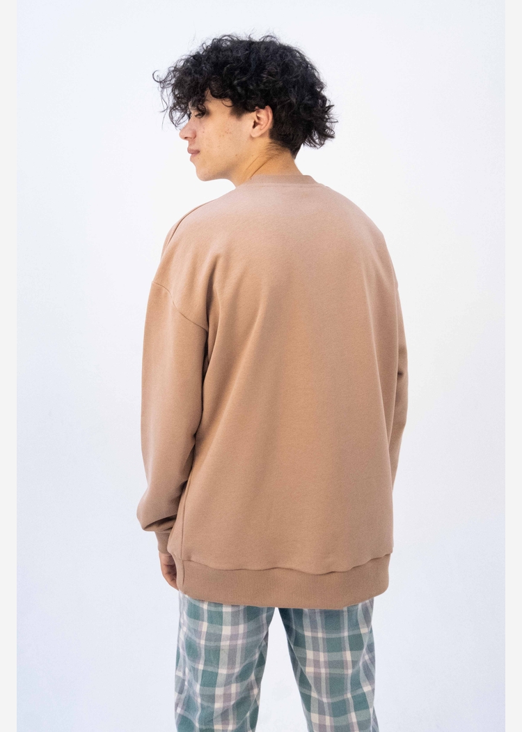 Свитшот 8802 unisex dk.beige OS