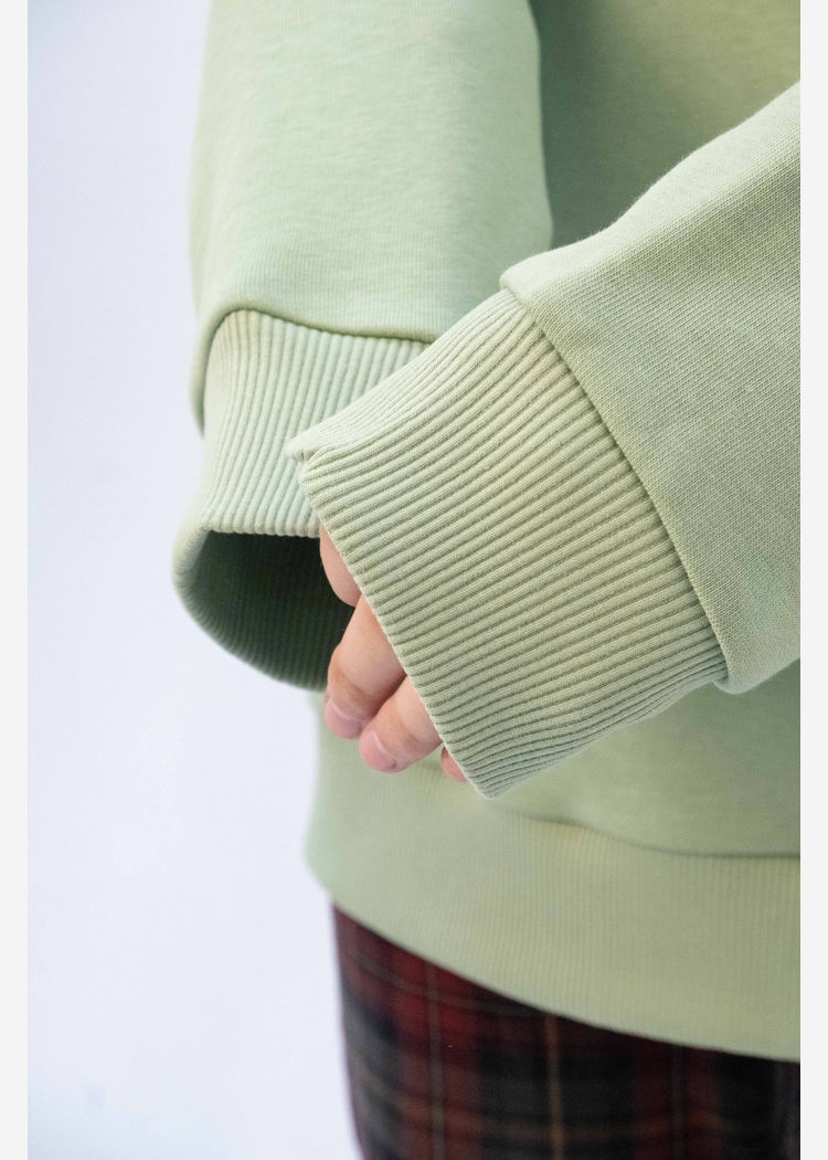 Свитшот 8802 unisex lt.green OS