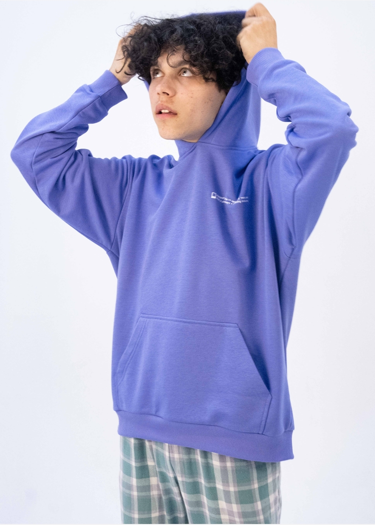 Худи 9000 unisex lt.violet OS