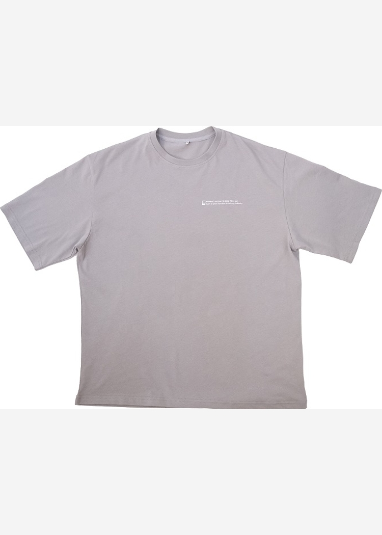 602 Ash Text grey футболка OS