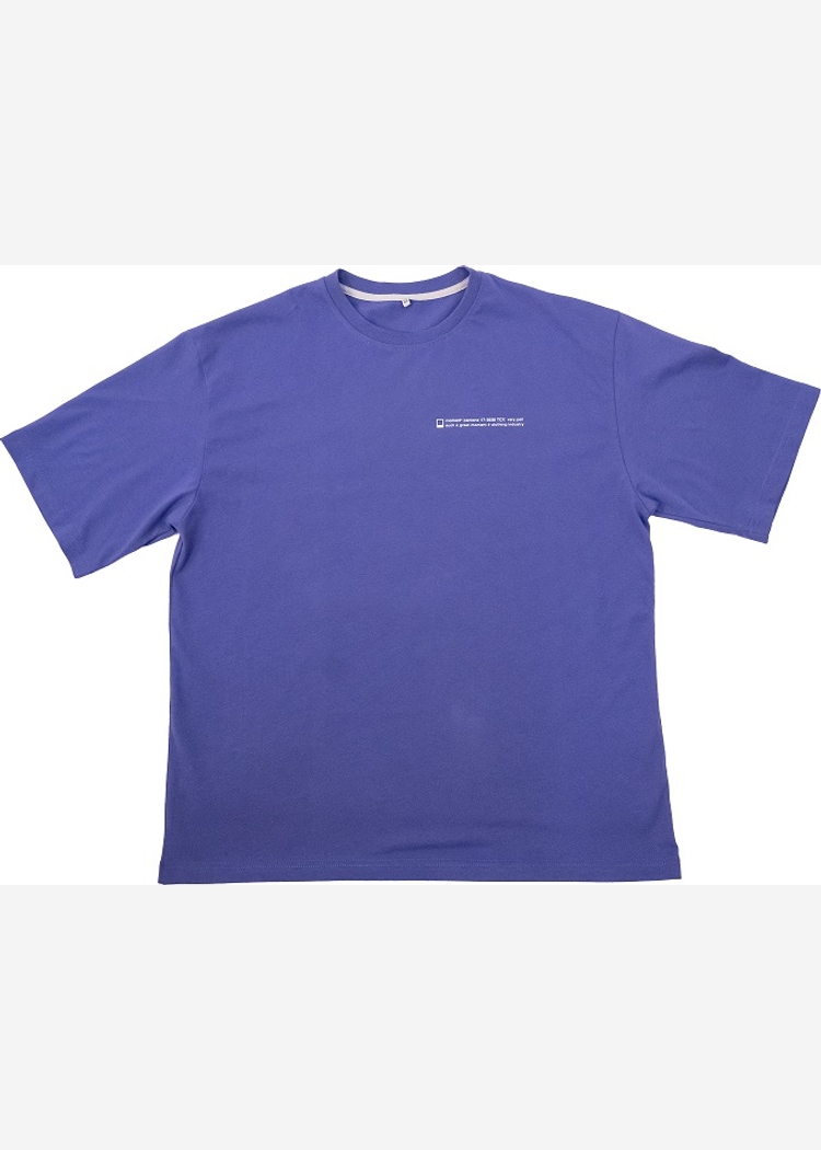 602 Very Peri Text lt.violet футболка OS