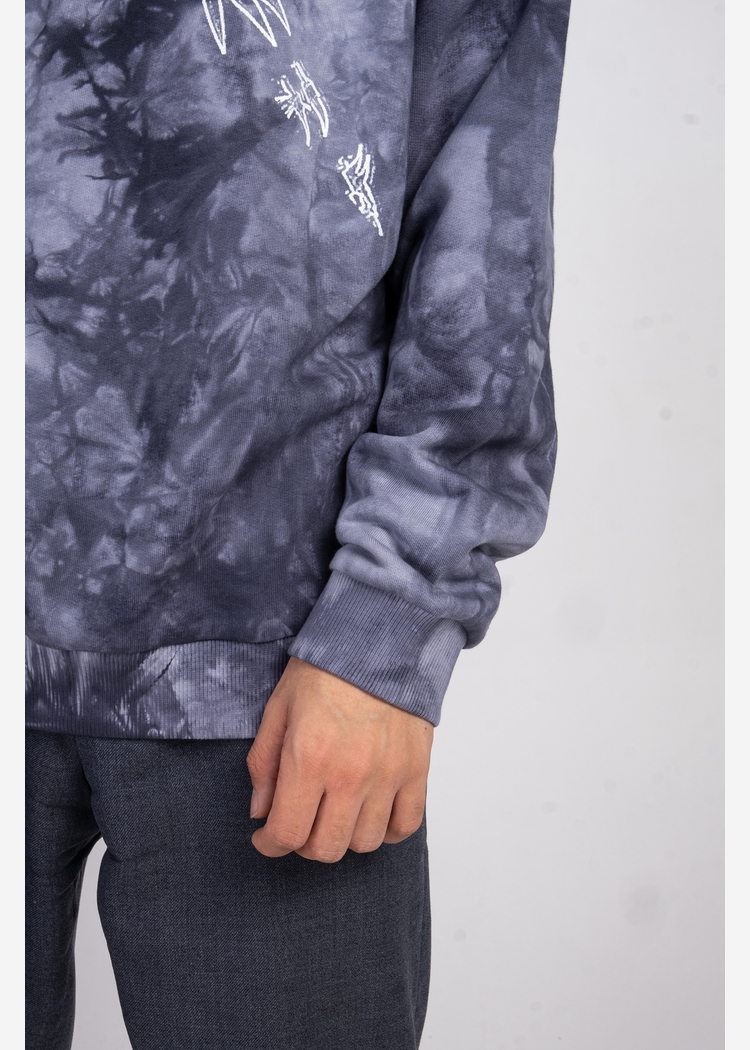 Толстовка Tie Dye Hidric Wht1 gray man