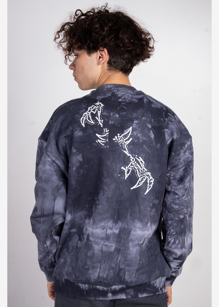 Толстовка Tie Dye Hidric Wht1 gray man