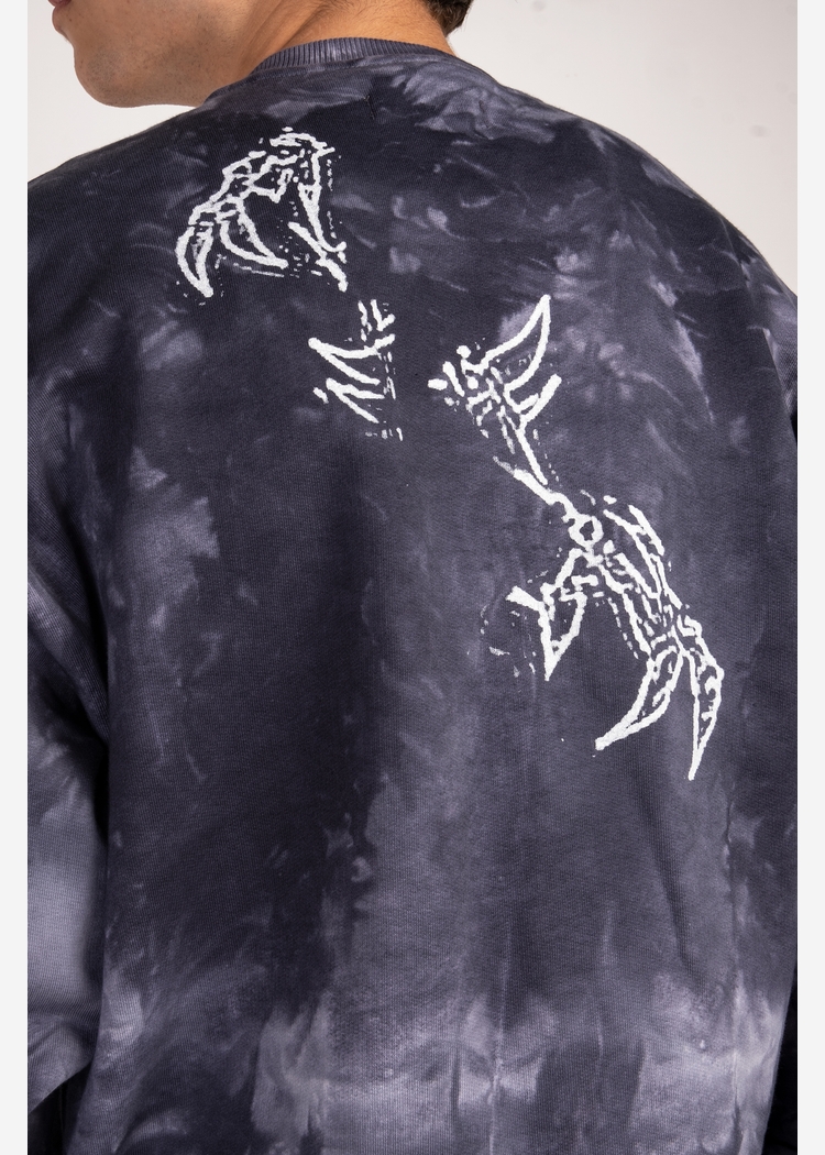 Толстовка Tie Dye Hidric Wht1 gray man