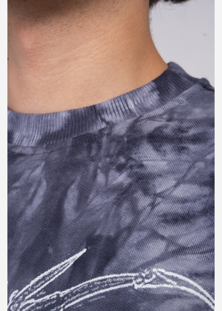 Толстовка Tie Dye Hidric Wht1 gray man