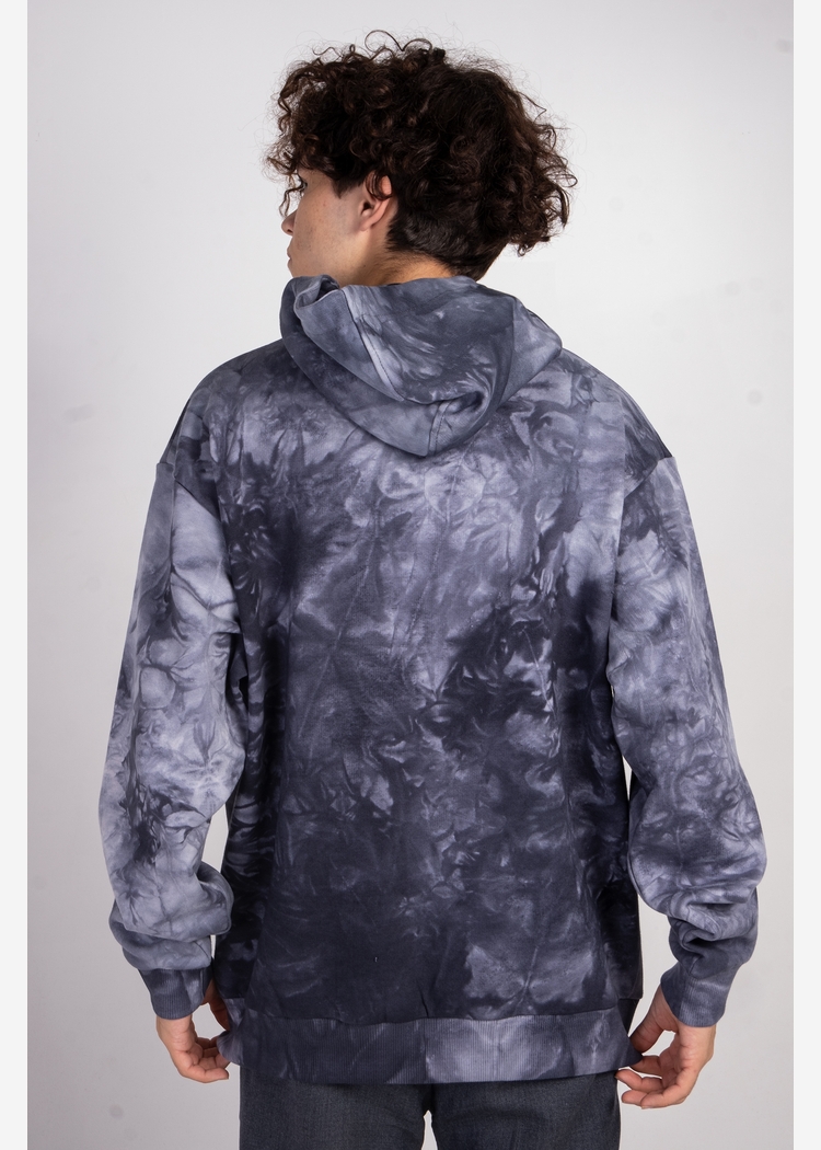 Толстовка с кап. Tie Dye Hidric 4 gray man