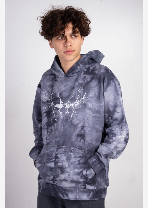 Толстовка с кап. Tie Dye Hidric 4 gray man