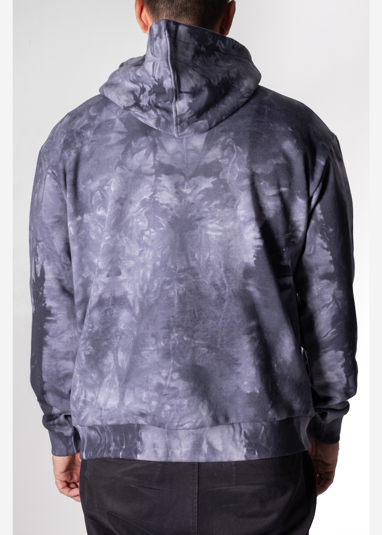 Толстовка с кап. Tie Dye Hidric 4 gray man