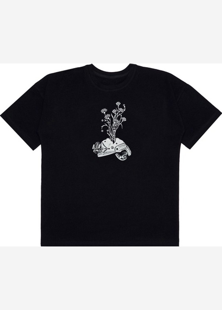 Футболка "Конец" оверсайз, черный