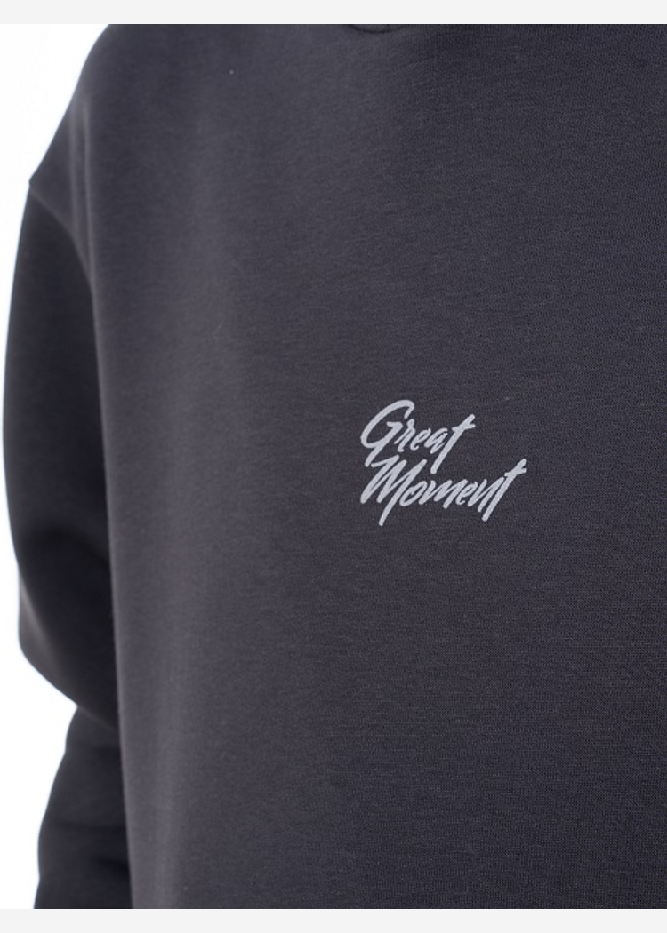 Толстовка 8802 Unisex BRUSH dk.grey OS