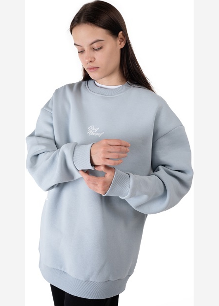 Толстовка 8802 Unisex BRUSH lt.grey OS