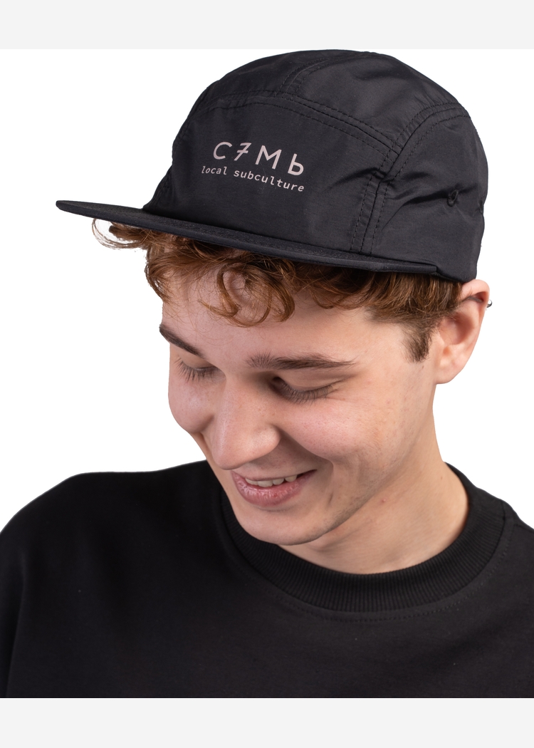 Кепка С7МЬ (5panel) черная