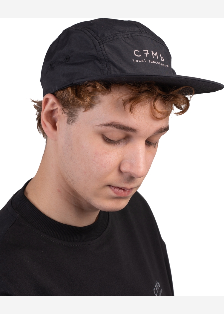 Кепка С7МЬ (5panel) черная