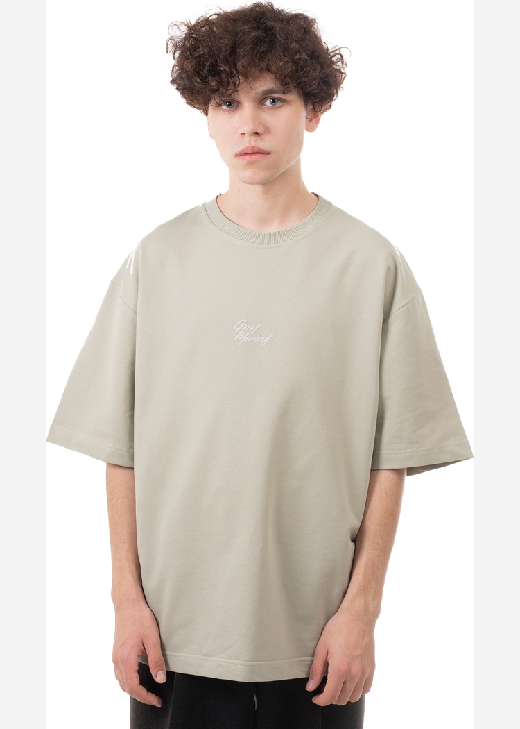 Футболка Great Moment 602 серо-бежевая