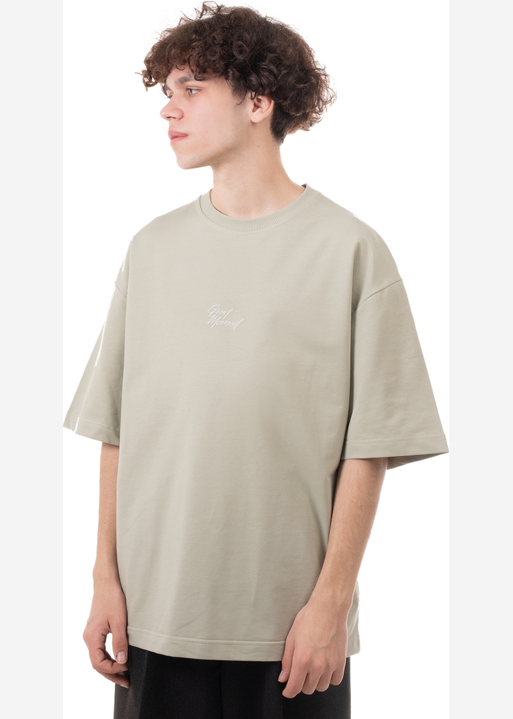 Футболка Great Moment 602 серо-бежевая