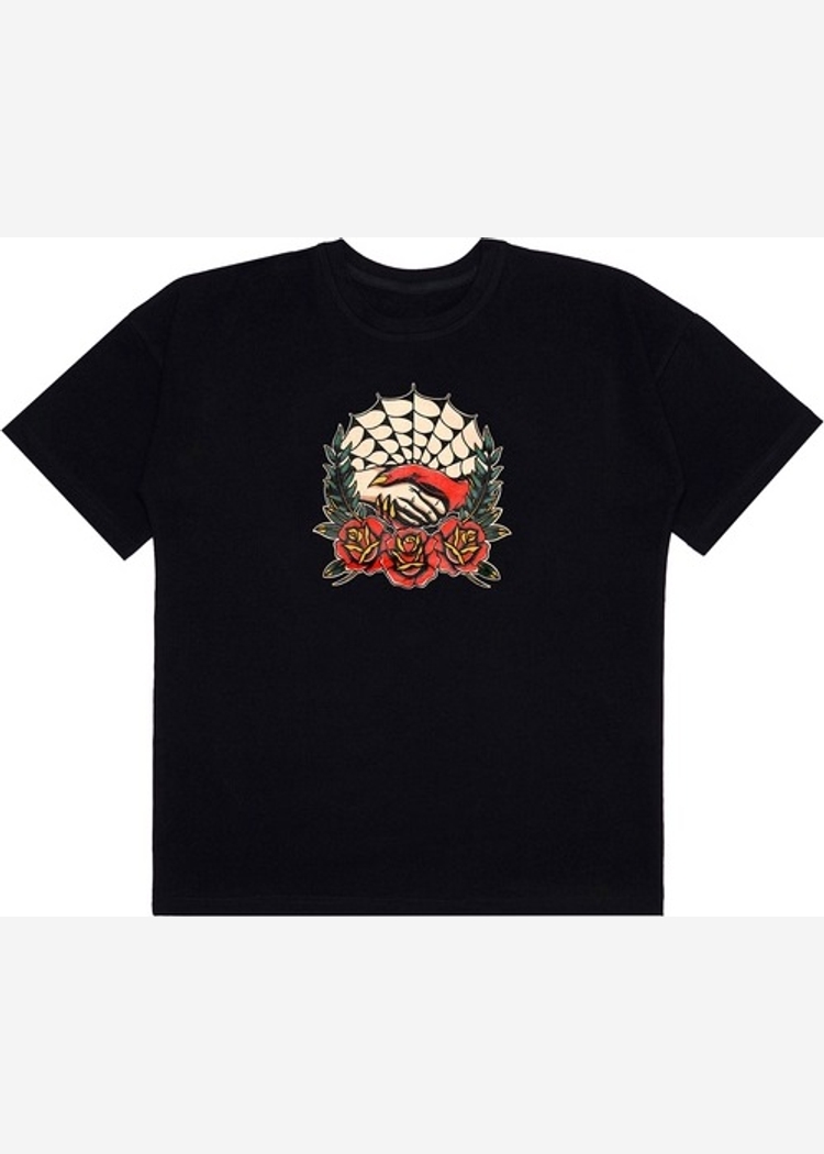 Футболка "Траст" оверсайз, черный