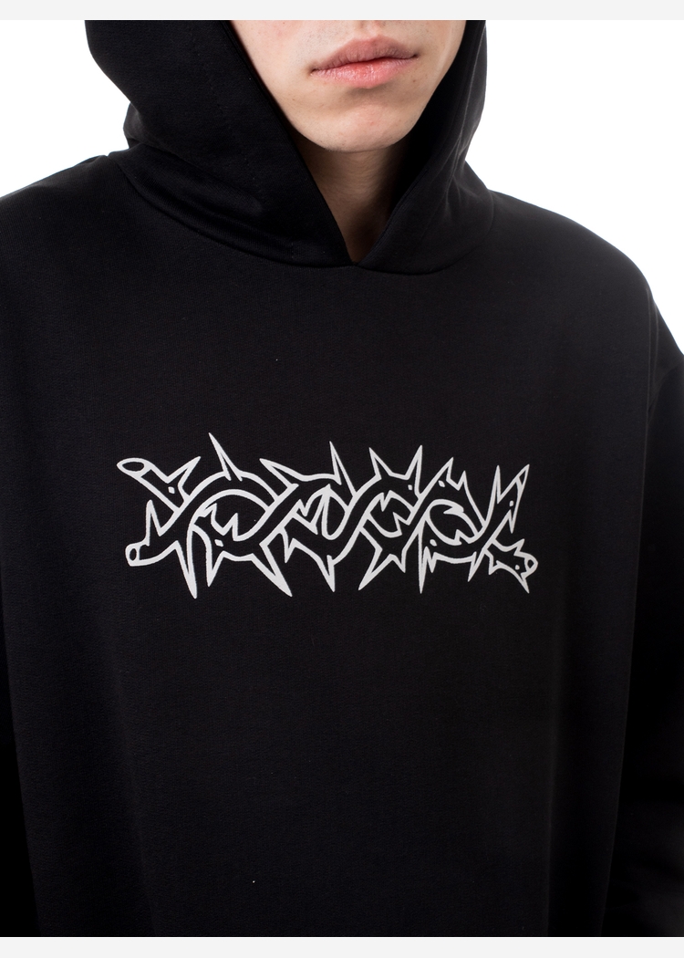 Толстовка с капюшоном 460 Колючка blk man