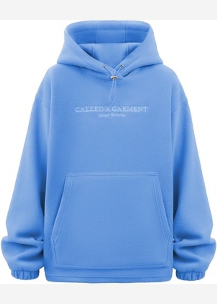 Wrap hoodie, голубой, женский