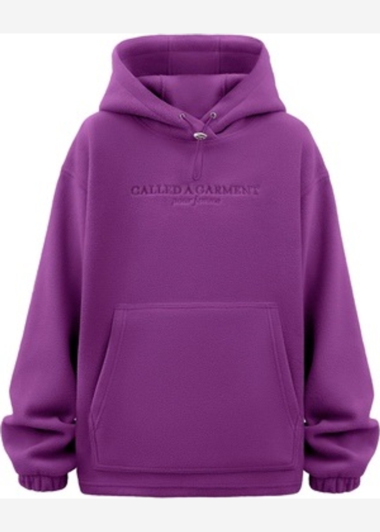 Wrap hoodie, яркий фиолет, женский