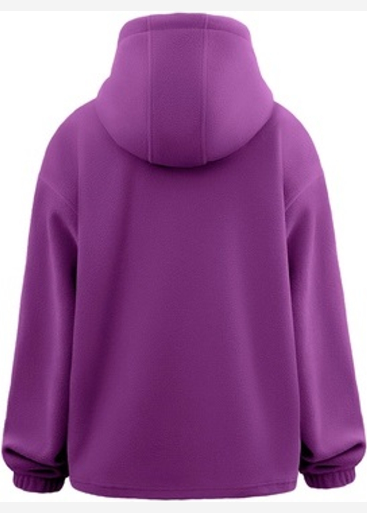 Wrap hoodie, яркий фиолет, женский