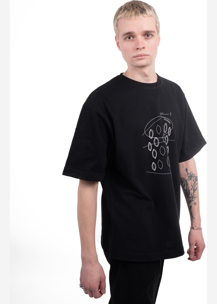 Футболка Конструктивизм 1 brush240 blk man