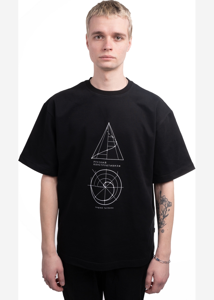 Футболка Конструктивизм 2 brush240 blk man