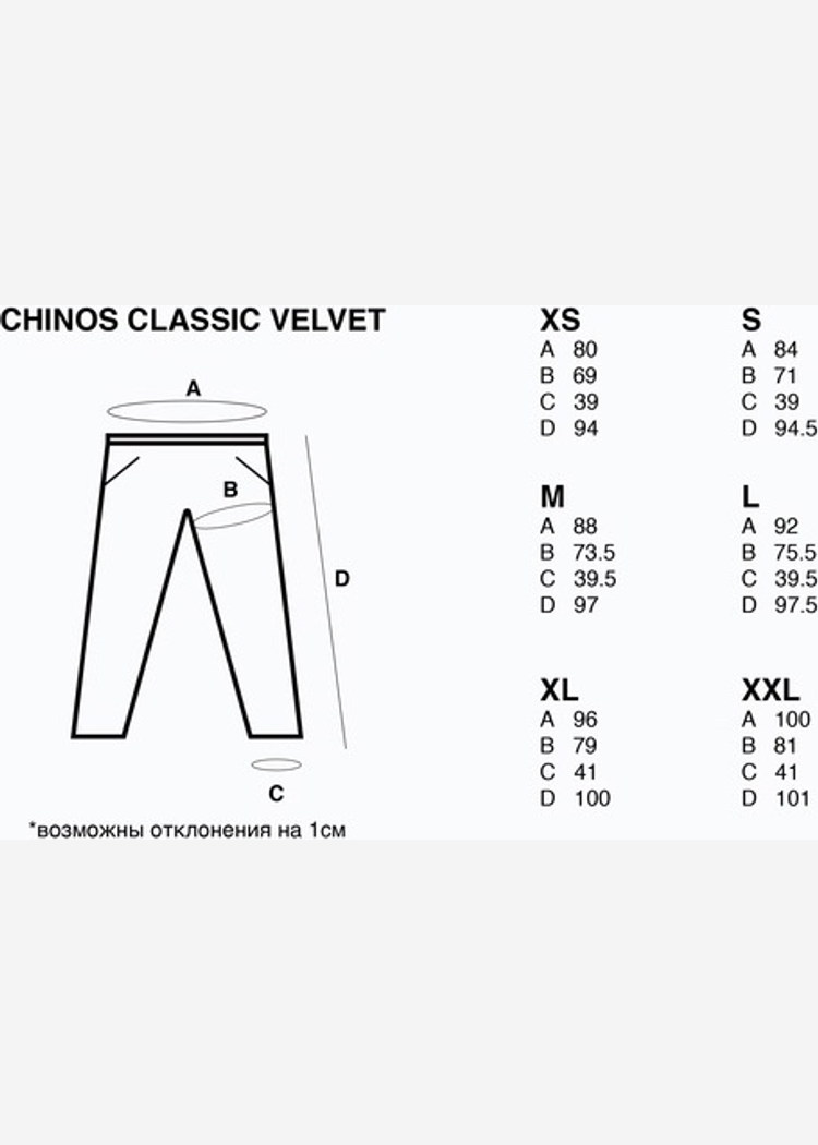 Чиносы ZRD Classic Velvet, серый