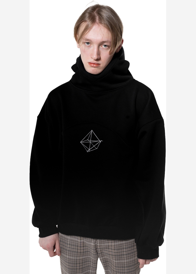 Толстовка с кап./вышивка Кристалл blk man OS
