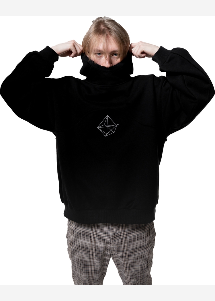 Толстовка с кап./вышивка Кристалл blk man OS