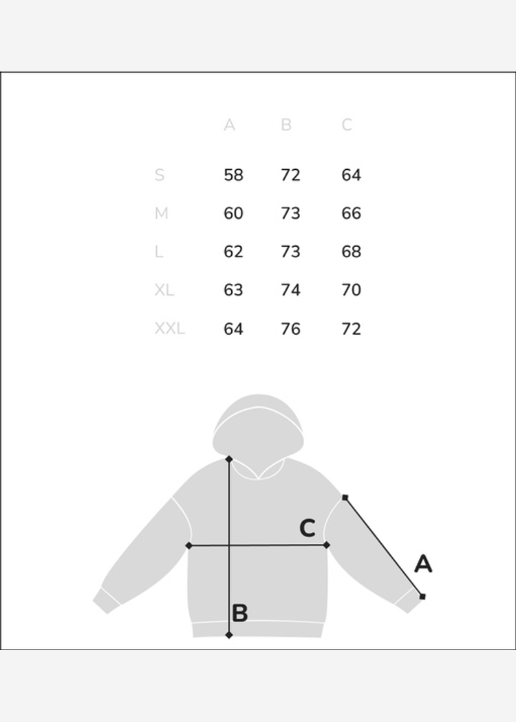 Худи ISSAYA Omen Stone Wash/черный
