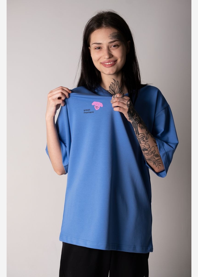 602 Big Dog French Terry blue OS