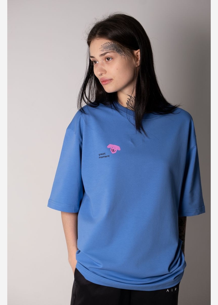 602 Big Dog French Terry blue OS