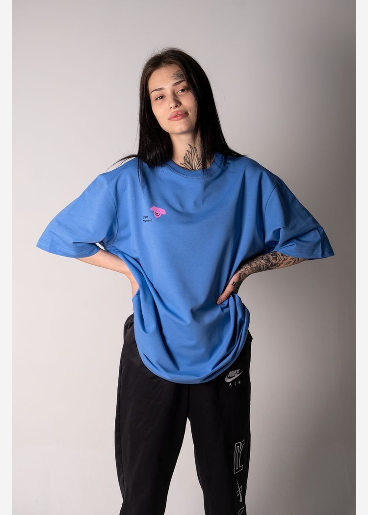 602 Big Dog French Terry blue OS