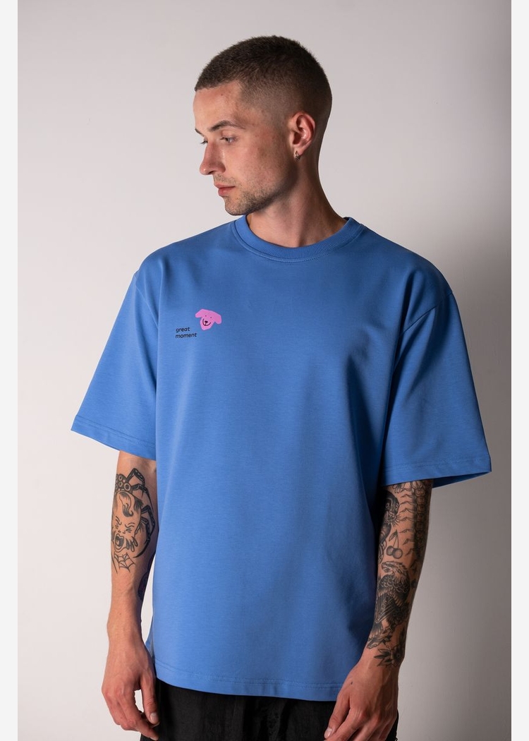 602 Big Dog French Terry blue OS