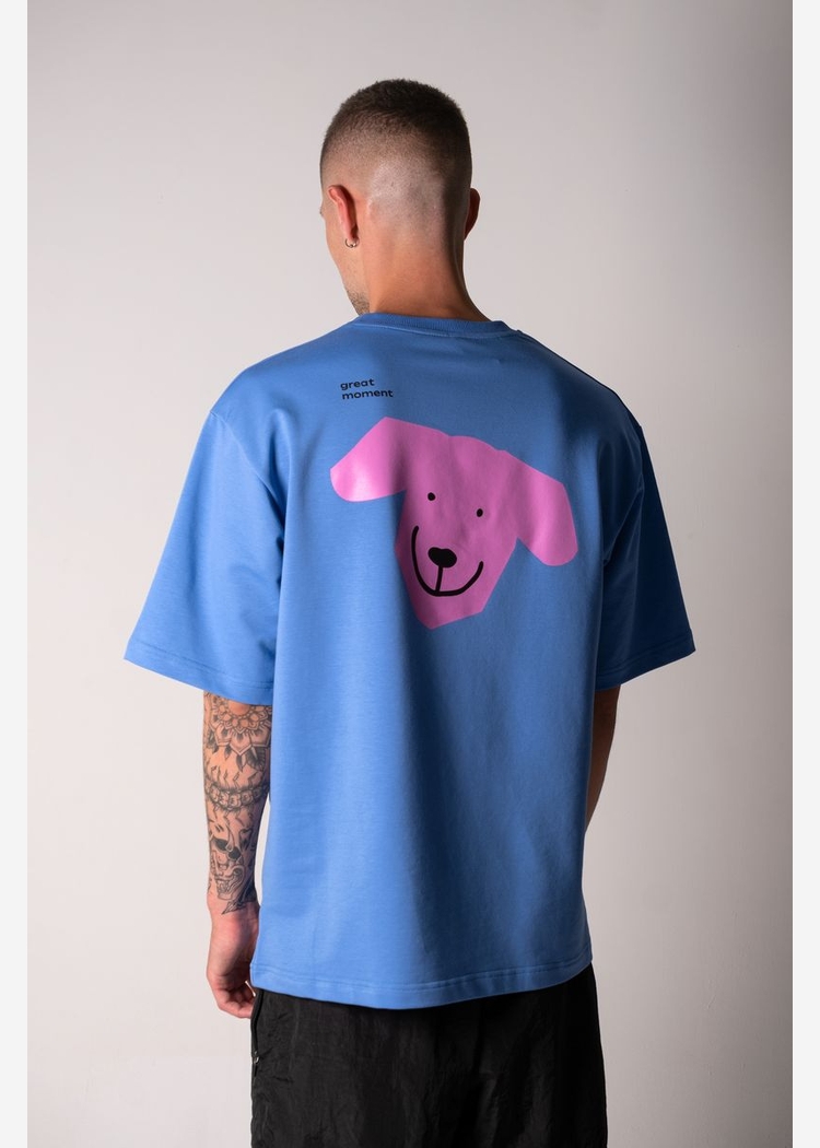 602 Big Dog French Terry blue OS