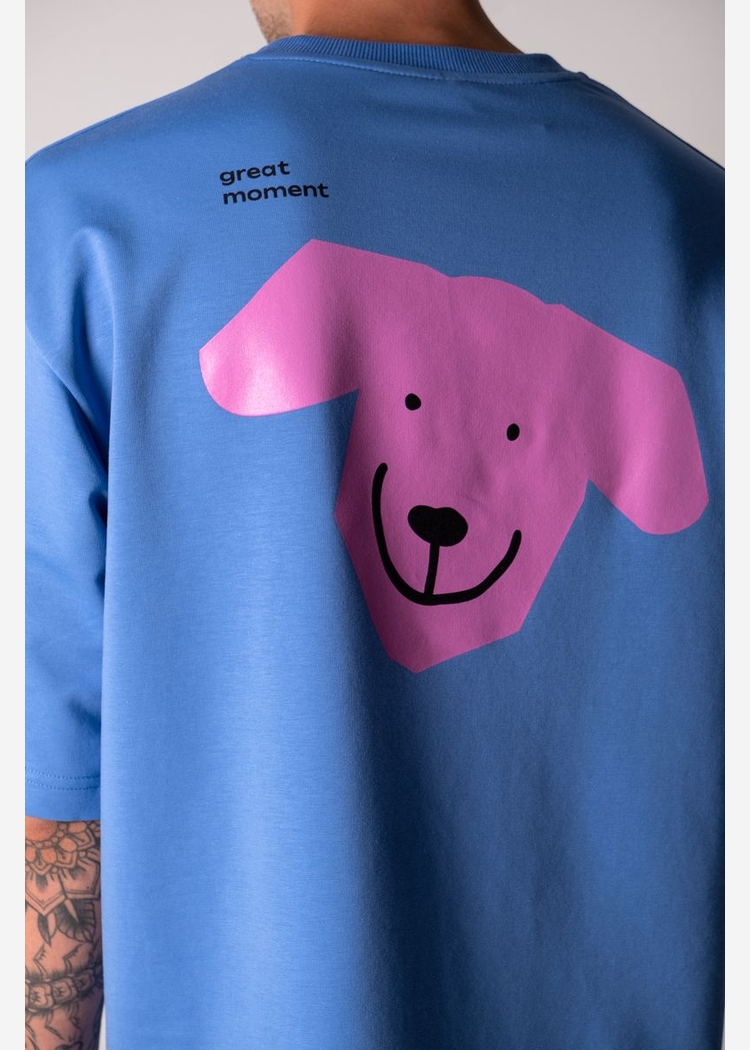 602 Big Dog French Terry blue OS