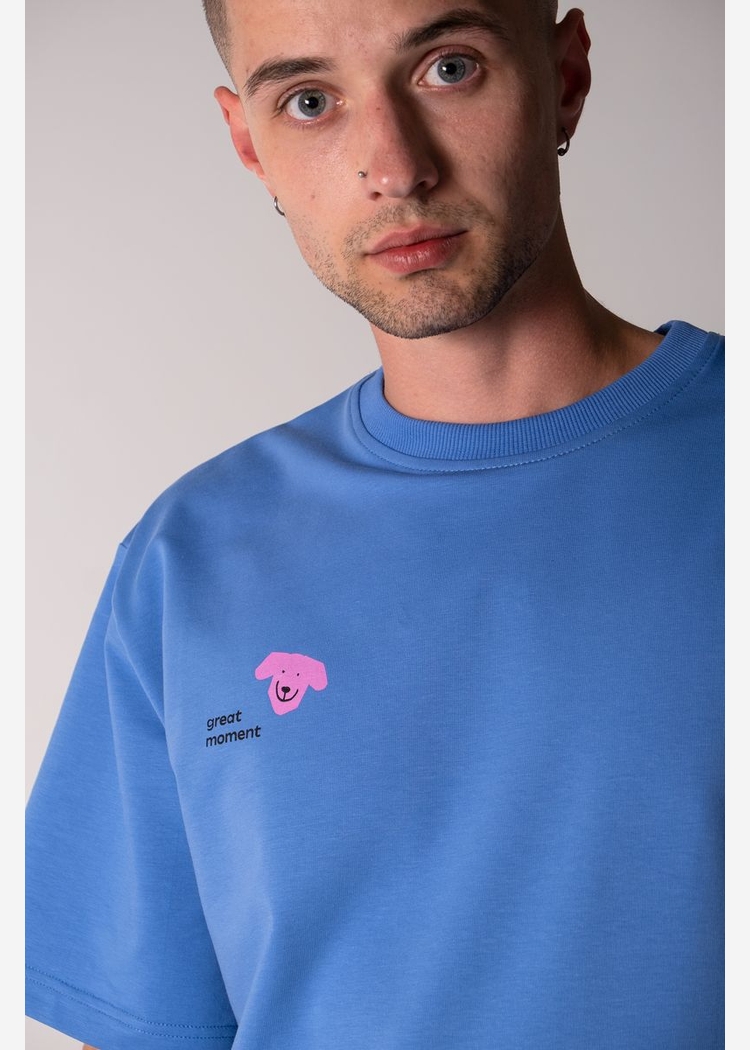 602 Big Dog French Terry blue OS