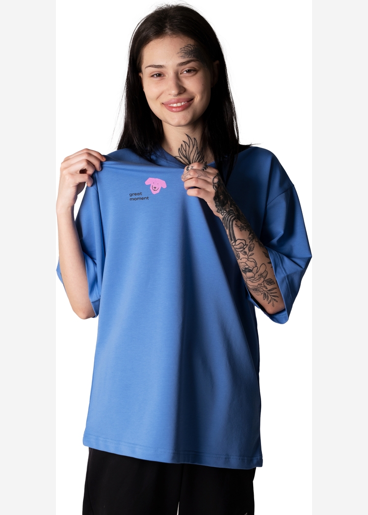 602 Big Dog French Terry blue OS