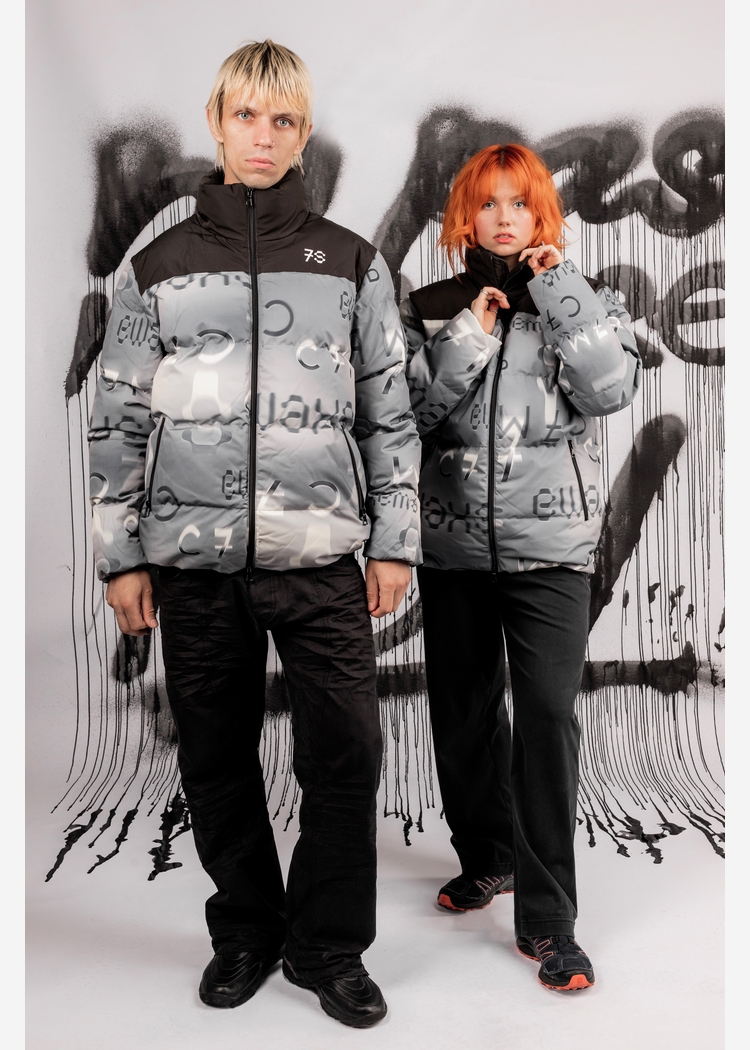 Куртка С7МЬ x Sxema Pattern С7МЬ серая
