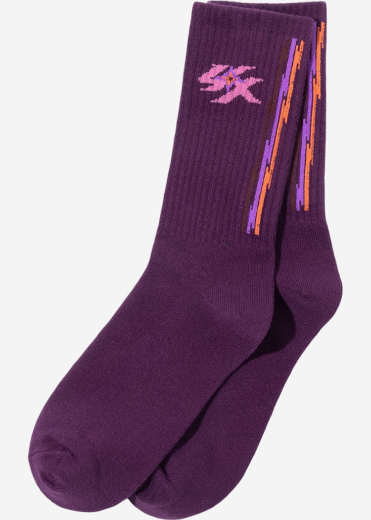 Носки YMKASHIX Star фиолетовые рр.35-40
