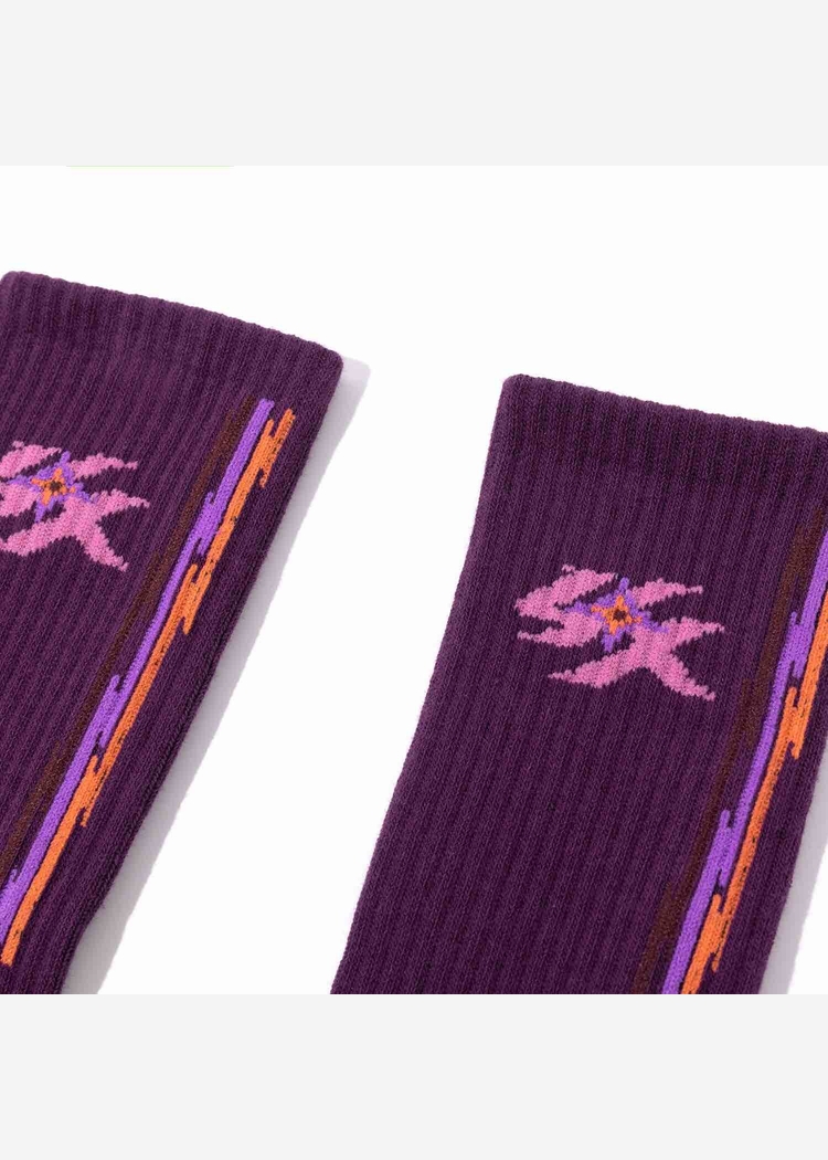 Носки YMKASHIX Star фиолетовые рр.35-40