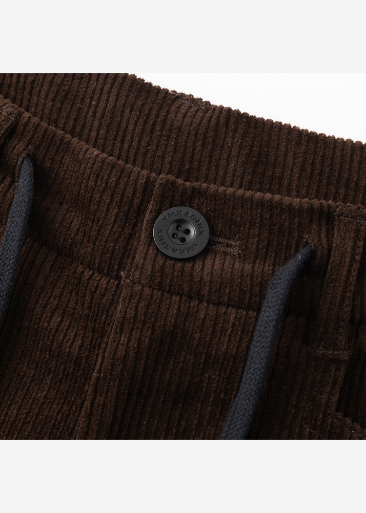 Брюки YMKASHIX velvet two темно-коричневые унисекс