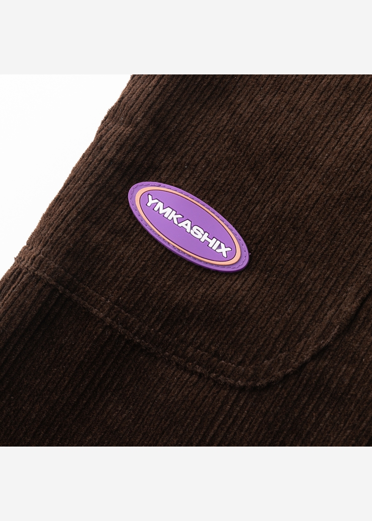 Брюки YMKASHIX velvet two темно-коричневые унисекс